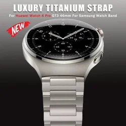 22mm Titanium Strap for Huawei Watch 4 Pro GT3 46mm Ultimate Luxury Men Band for Huawei Watch 5 46mm GT 4 GT 5 46mm Bracelet