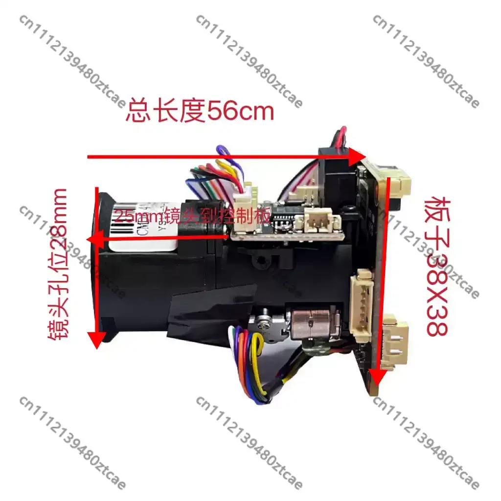 6MP 4X Optical Electronic Auto Zoom Network Camera Module Infrared Night Vision ONVIF Surveillance Mainboard