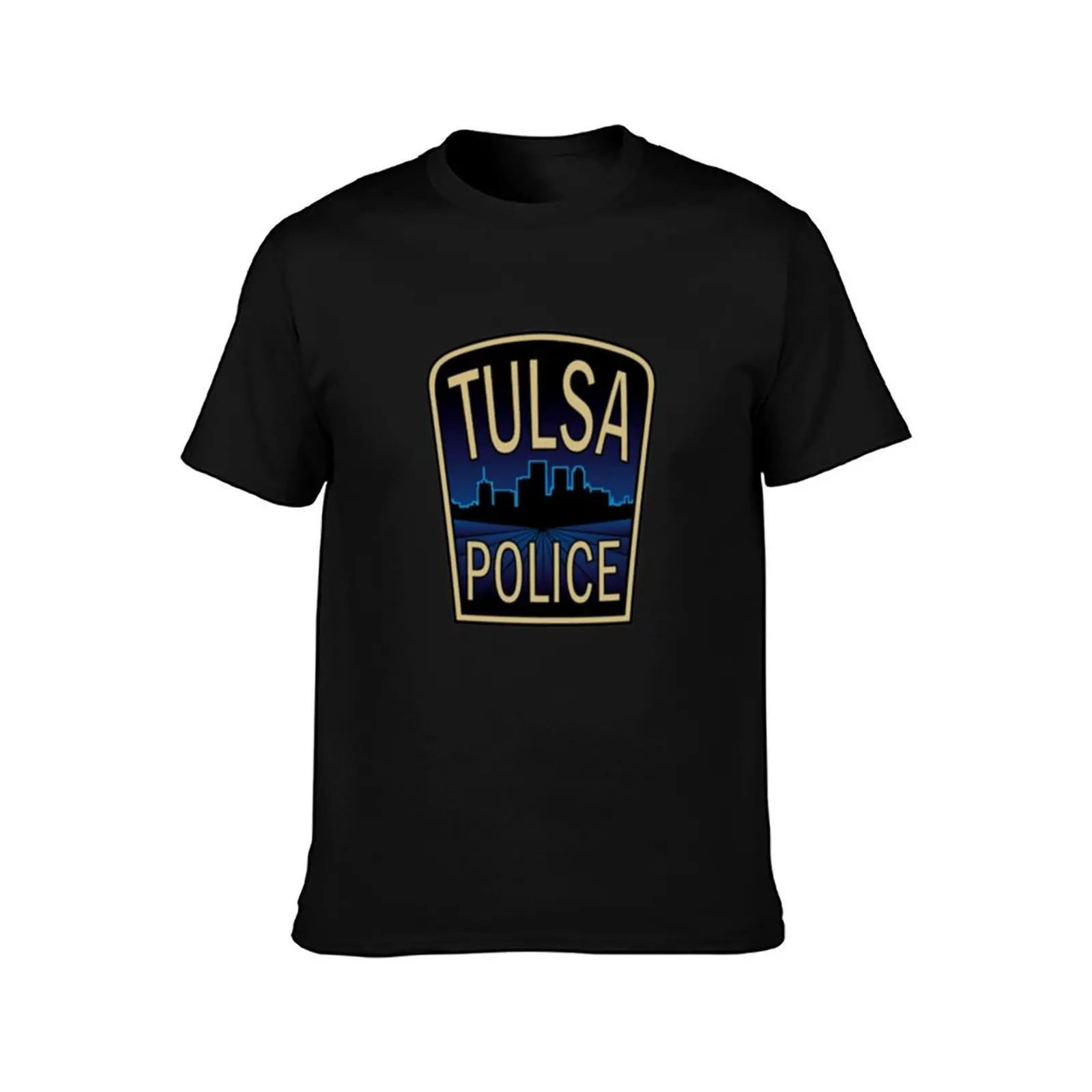 Tulsa Oklahoma Police Department T-Shirt t shirts cotton 100% T-Shirt