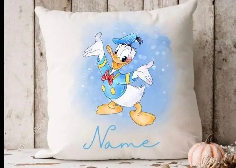 

Donald Duck Pillowcase Disney Cartoon Pillow Case Soft Sofa Bed Decoration Child Holiday Party Boy Girl Gift Custom Pillow Cover