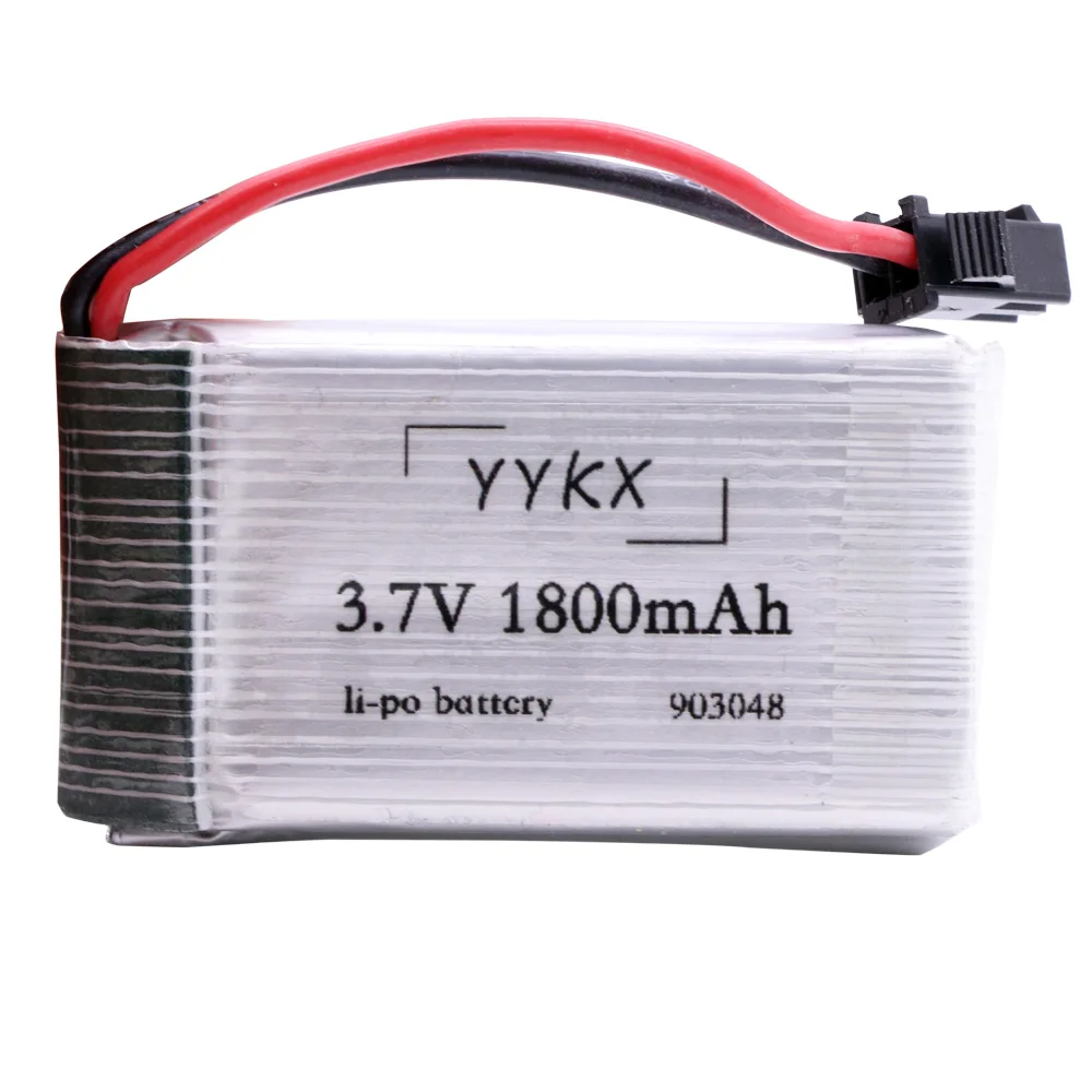 3.7V 1800mAh lipo Battery XH2.54/SM/JST/XH4.0 Plug for KY601S SYMA X5 X5S X5C X5SC X5SH X5SW X5HW X5UW M18 H5P HQ898 H11D H11C