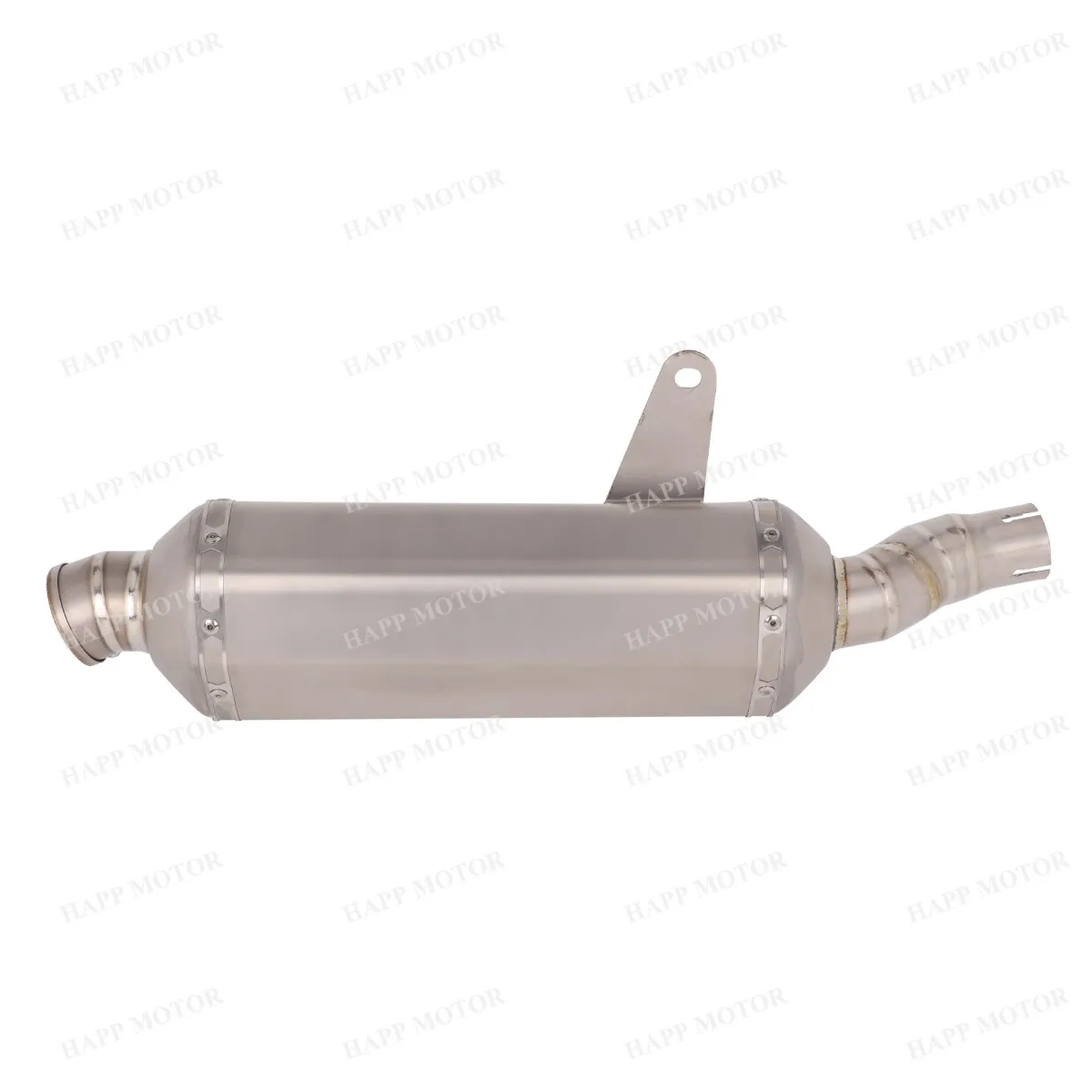 Slip On For CFMOTO 450MT All Years Motorcycle Exhaust Tail Pipe Titanium Alloy Connect Original Pipe