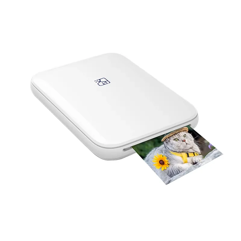 HPRT MT53 Color Mini Photo Printer 313PDI Bluetooth Portable Thermal Printer 2x3 Inch Self-adhesive Photo Paper Printing Machine