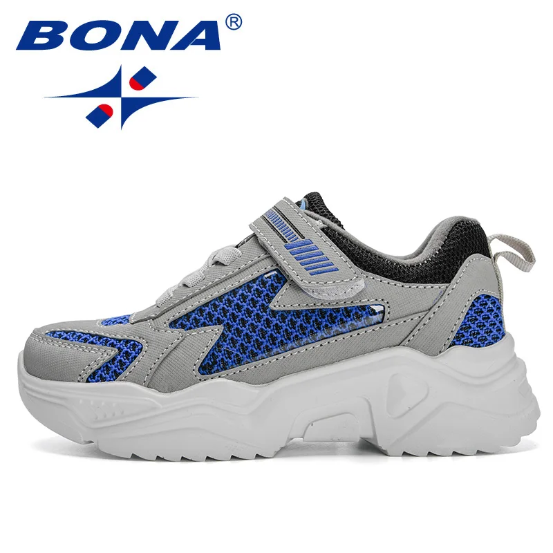 BONA 2023 nuovi designer scarpe da ginnastica bambini marca Walking Sho Trendy Sneakers ragazzi scarpe sportive leggere boy Girls Casual School
