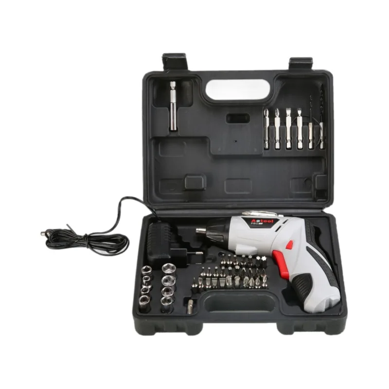 

Lithium Battery 4.2V Electric Screwdriver Multi-function Rechargeable Hand Drill, Electric Screw Batch Set, Power Tools