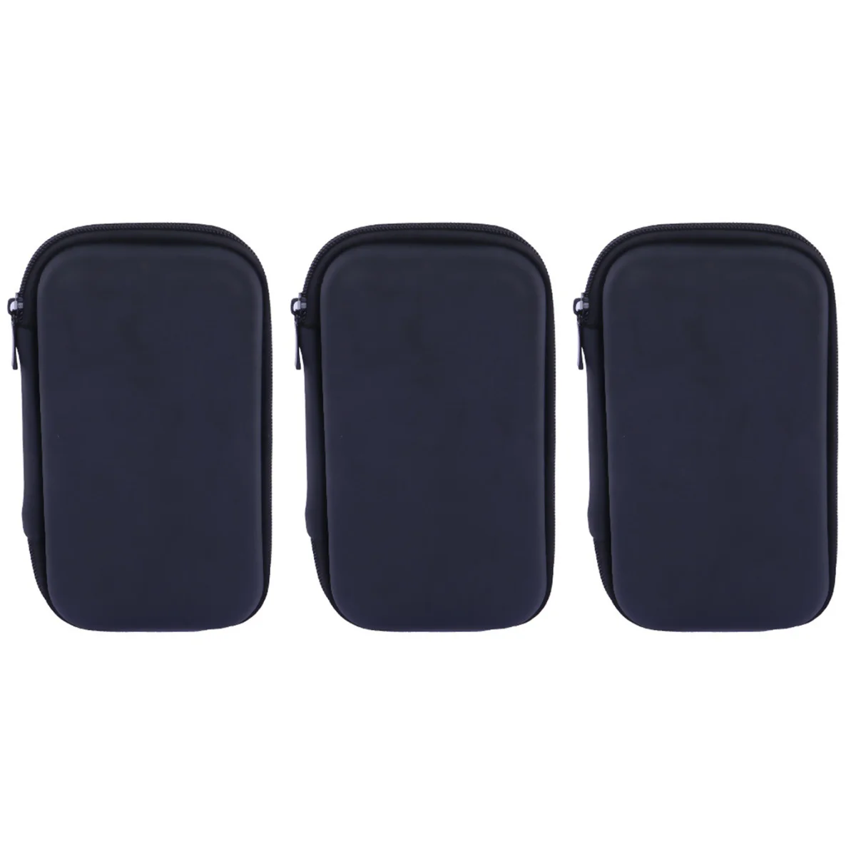 3pcs Slingshot Receiving Box Multifunctional Outdoor Storage Bag Portable Slingshot Pouch (Black)