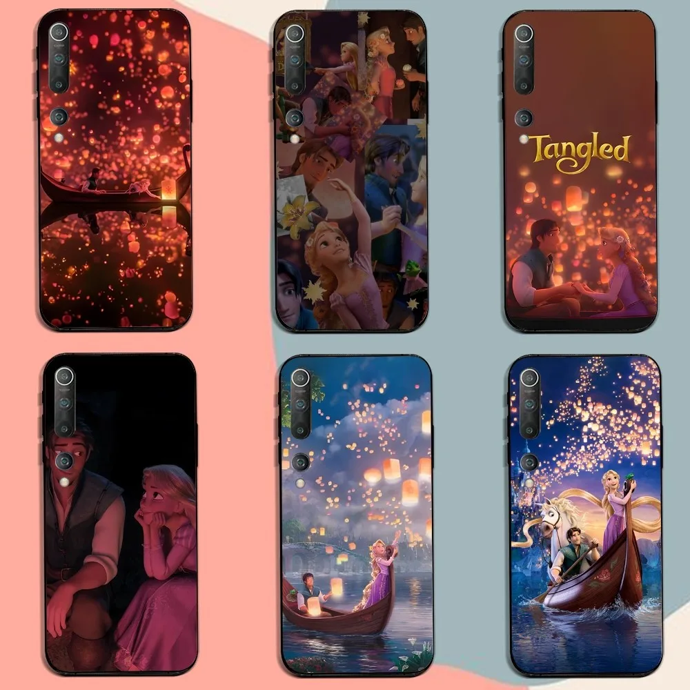 T-Tangled Phone Case For Xiaomi 11 Redmi Note 11 5G 8T 9A 9 10T Note8Pro Note9 12SUltra Black Case