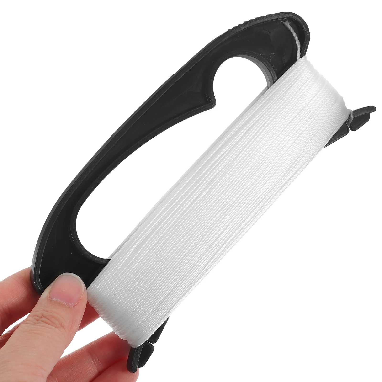 Carrete de cometa de 50 metros, negro, duradero, ligero, portátil, línea de cometa voladora, accesorios de herramientas para deportes al aire libre, herramienta para deportes al aire libre