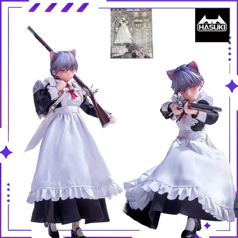 original-hasuki-1-12-pocket-art-series-pa002-female-ninja-hagi-meimo-nun-furid-musketeer-fijiko-mobile-doll-model-handmade-toy