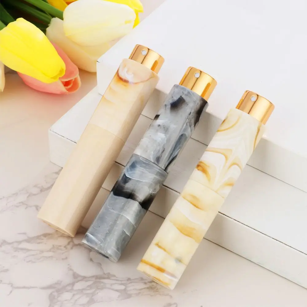 10ML Mini Portable Refillable Perfume Spray Bottle Marbling Makeup Water Atomizer Bottle Empty Container Travel Bottle Tool