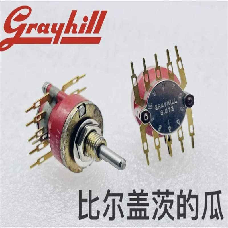 

1 PCS GRAYHILL Rotating 71AY23283 7444 Band Switch 1 × 10 Pin 4-speed Medical Equipment from the United States