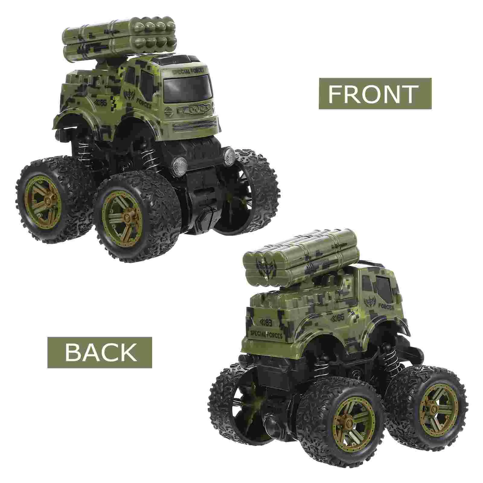 2 個バギーおもちゃミニカー子供用プラスチック慣性車両 4 輪慣性車