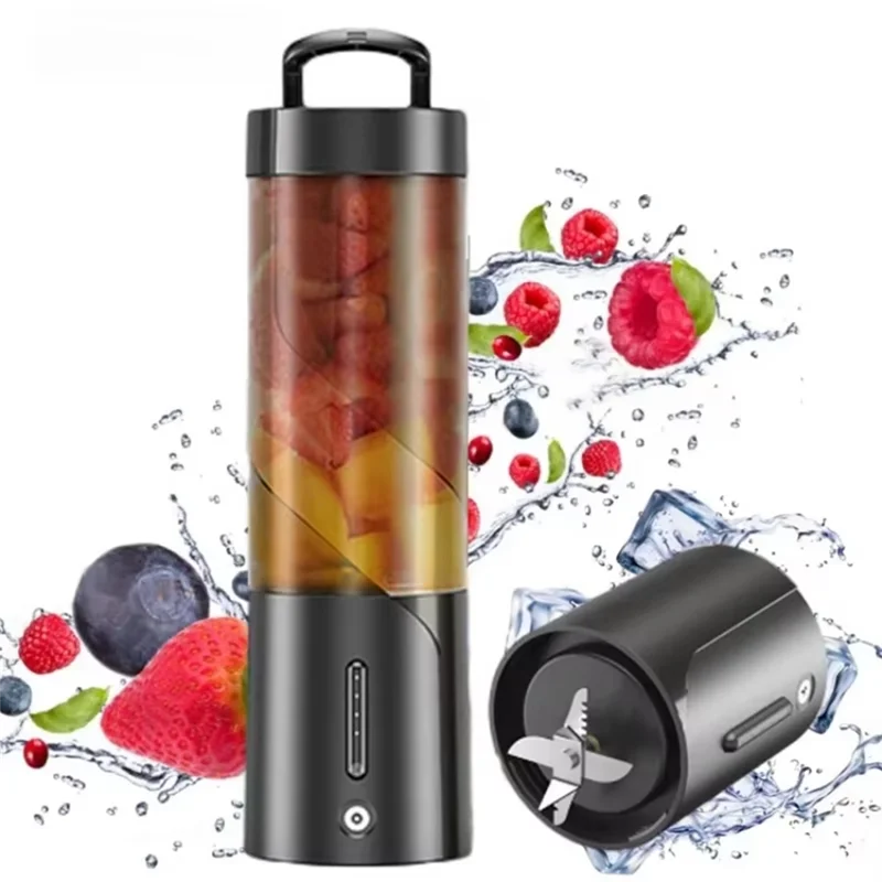 X11A Fresh Juice And Milkshake Maker: Mini Blender With Wireless Charging For Home, Electric Fruit Mixer