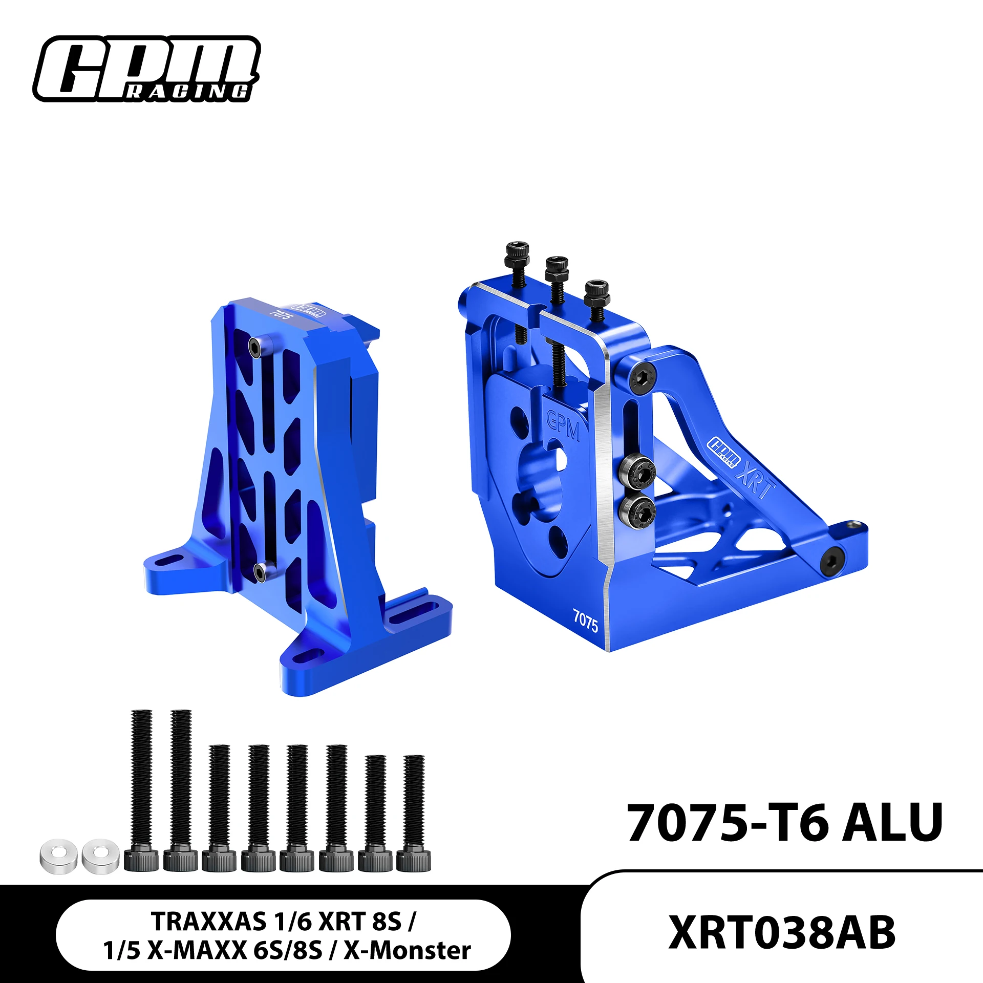 GPM  TRAXXAS XRT X-Maxx 78086-4  For Alu 7075 Quick Release Motor Base+Motor Fixing Mount