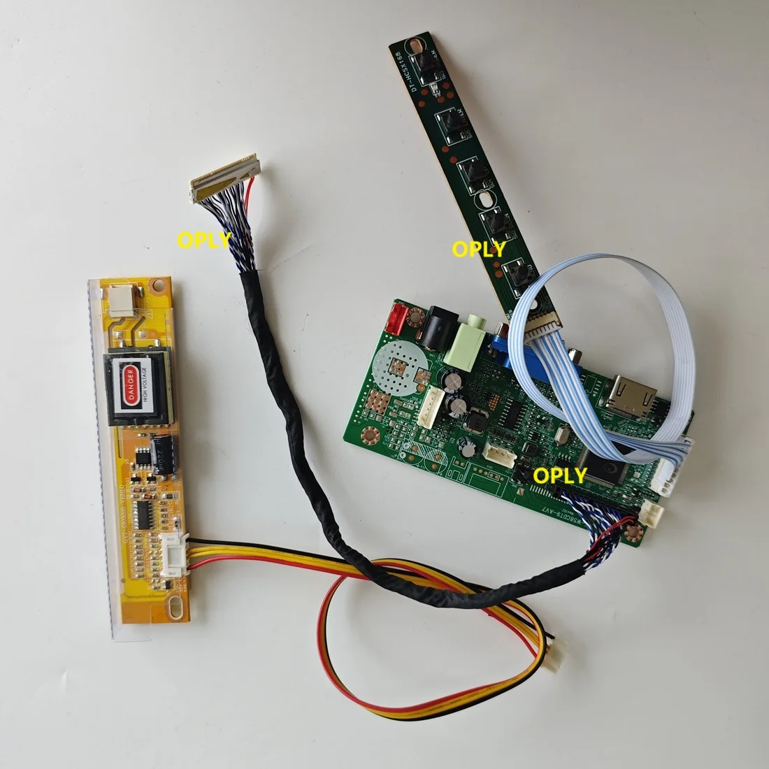 58C HDMI-Compatible VGA Controller board for LP156WH1 LP156WH1-TLC1 LP156WH1-TLA3 LP156WH1-TLA1 1366X768 LED panel 15.6