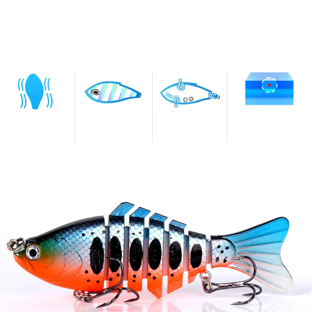 

4Pcs Fishing Accessories Plastic Baits Ocean Freshwater Tackle Tools Essential Kit Fishing Lures Lightweight Safe