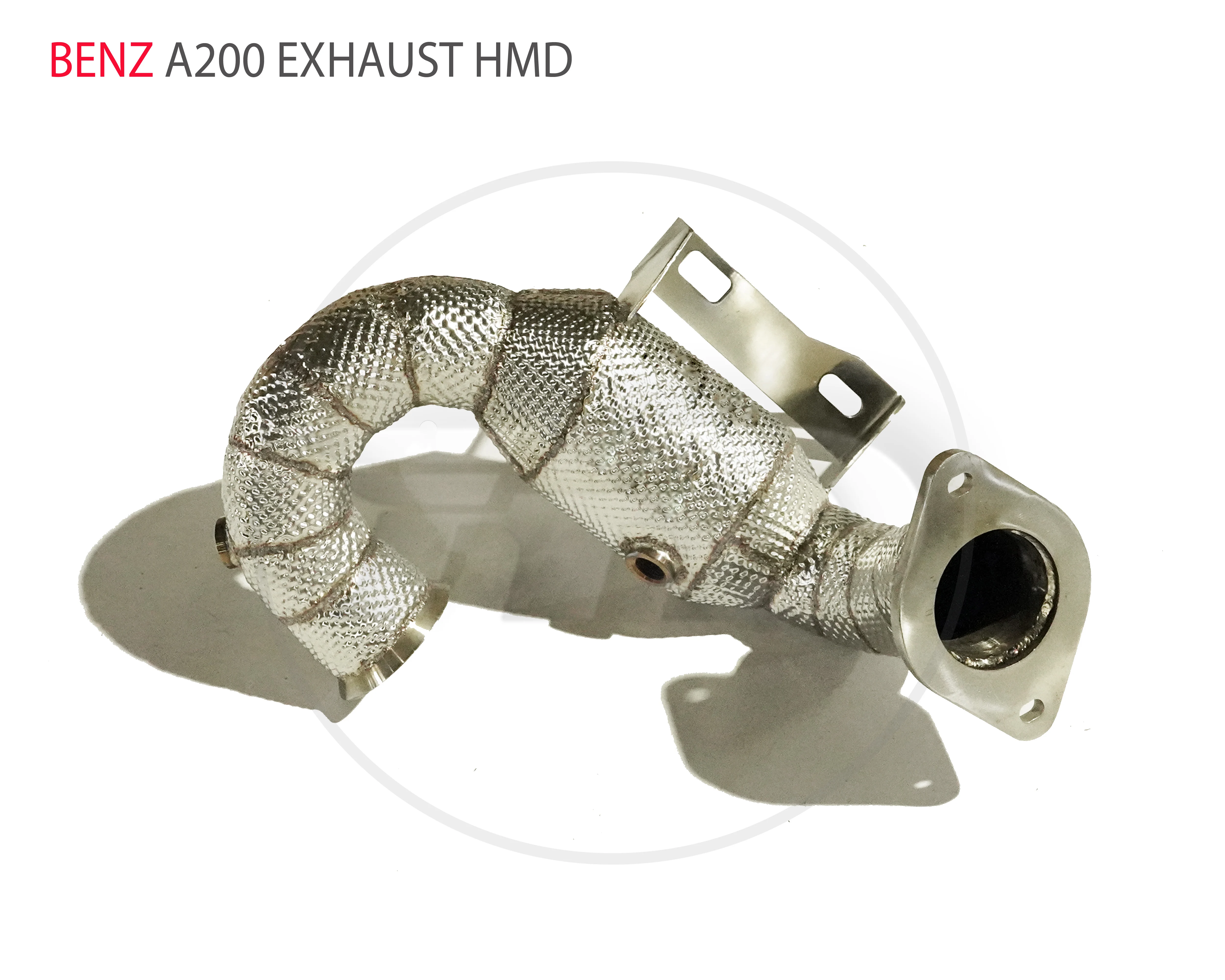 

HMD Exhaust System High Flow Performance Downpipe for Mercedes Benz A200 W177 Catted Catless Pipe With Heat Shield