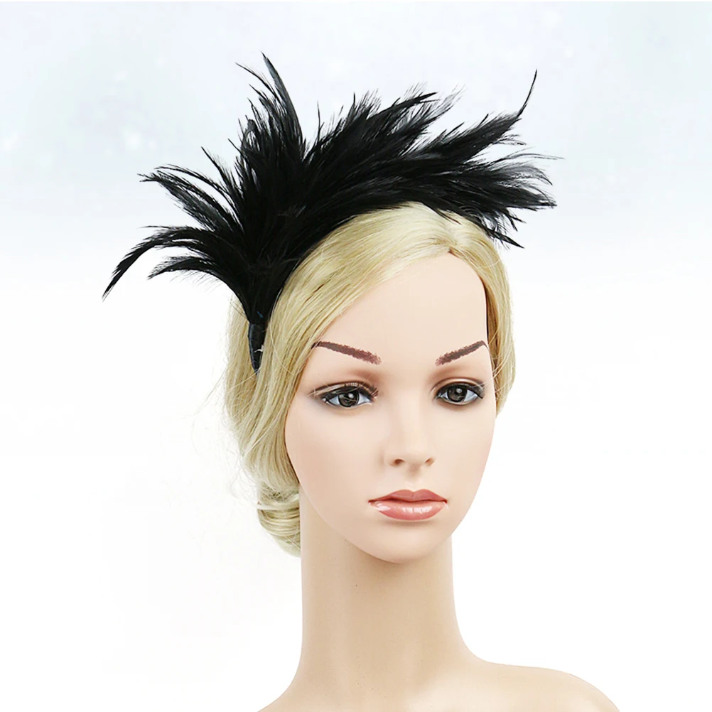 

Headband For Party Performance Hair Accessories Cosplay Headdress Bridal Hair Band Photo Prop Red