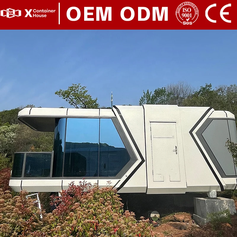 Tiny Home Prefabricated Real House Space Capsule Home Sea Container House Prefabricated Hotel Rooms Modular Houses Containers