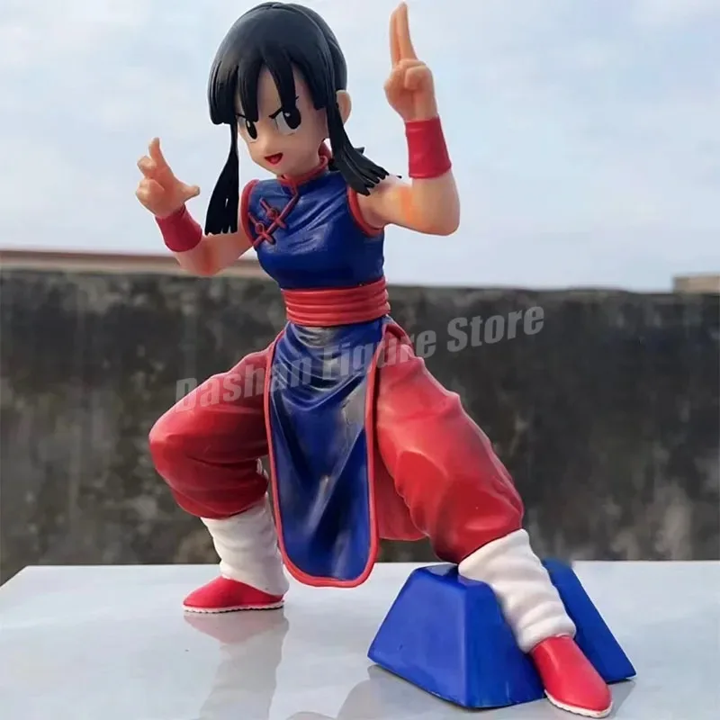 17cm Dragon Ball Chichi Action Figure PVC Tenkaichi Budokai Collectible Model Anime Son Goku's Wife Chichi Figurine Toys Gifts