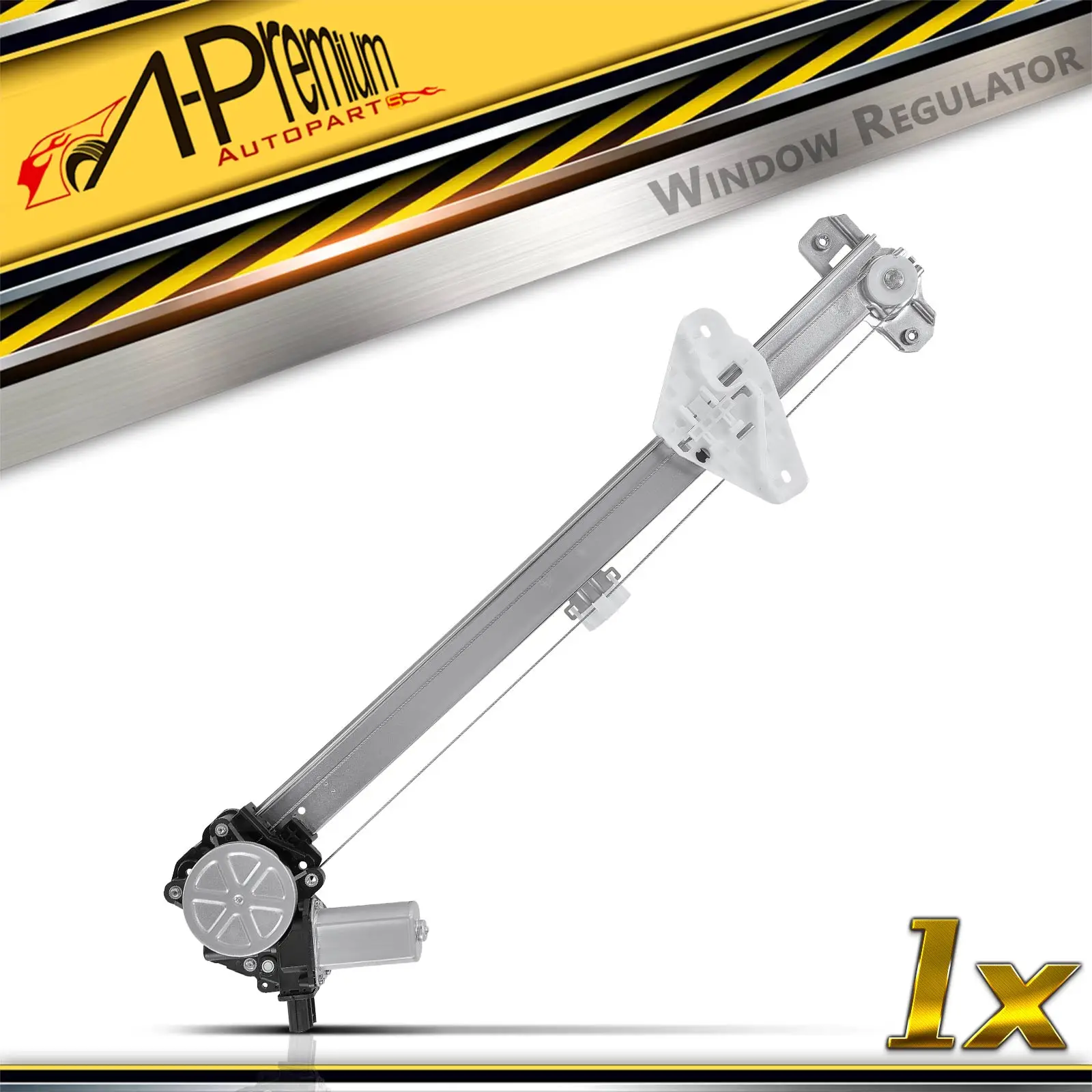A-Premium Rear Passenger Side Window Regulator & Motor Assembly for Honda Pilot 2009-2015