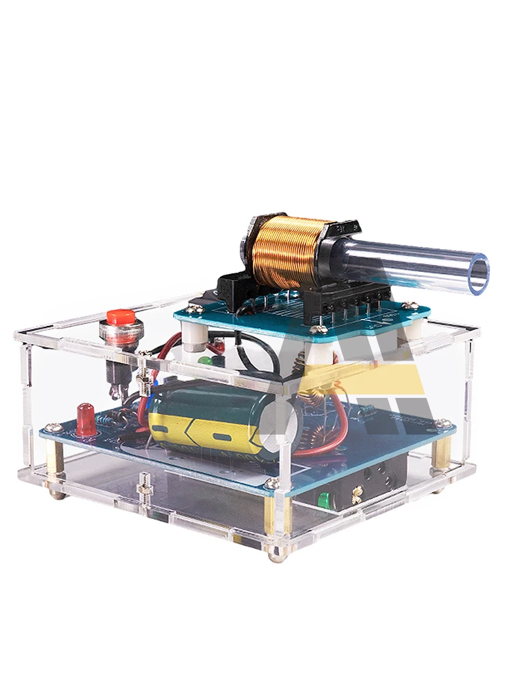 Electric Magnetic Transmitter DIY Electronics Kit Mini Voltage Converter Module Electromagnetic Launcher Soldering Projects Kits