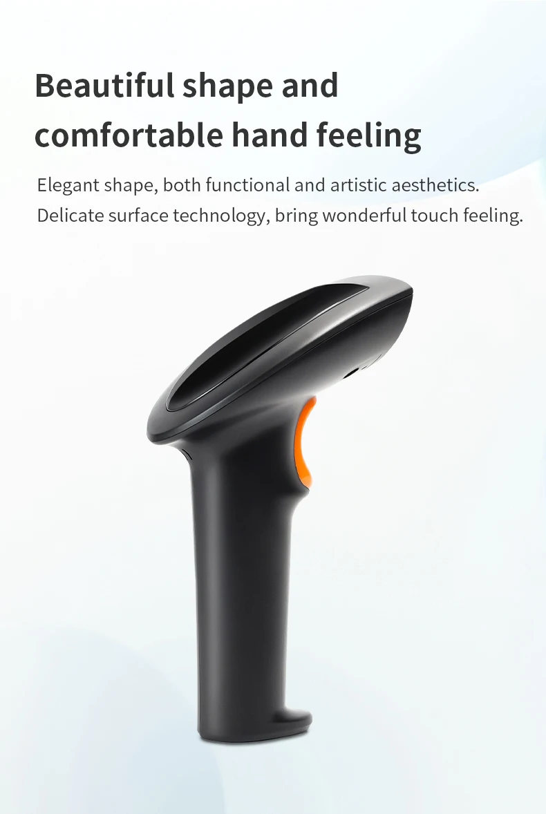 BWHS-25L Handheld 1D 2D Barcode Reader with Stand 2.4g Bluetooth High-Speed Scanner for Retail, Warehouse & Logistics