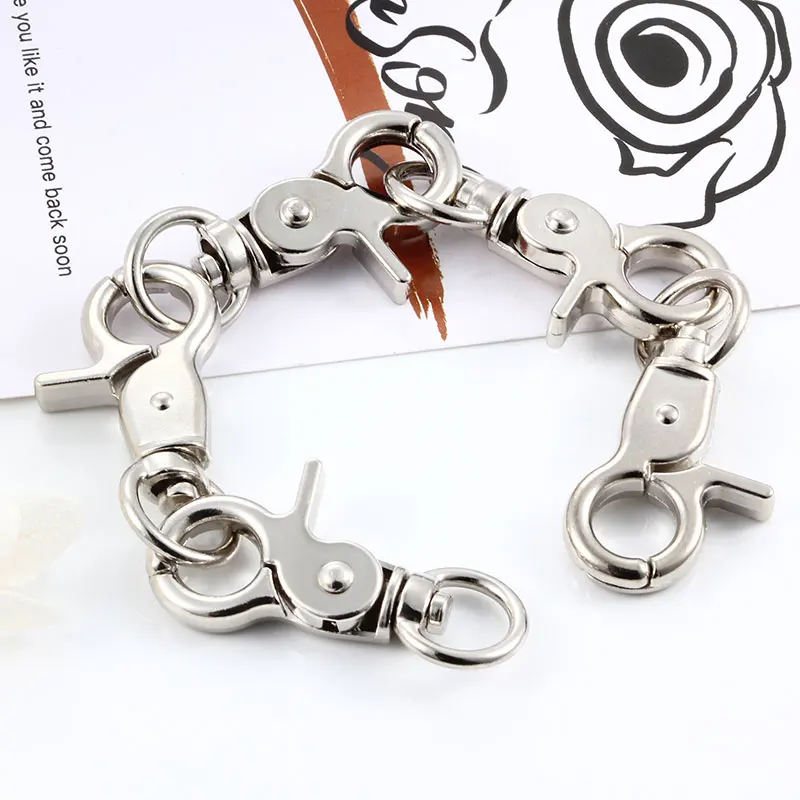 Mousquetons en alliage, fermoir en métal, boucle à homard pivotante pour la fabrication de bijoux à bricoler soi-même, bijoux artisanaux faits à la main