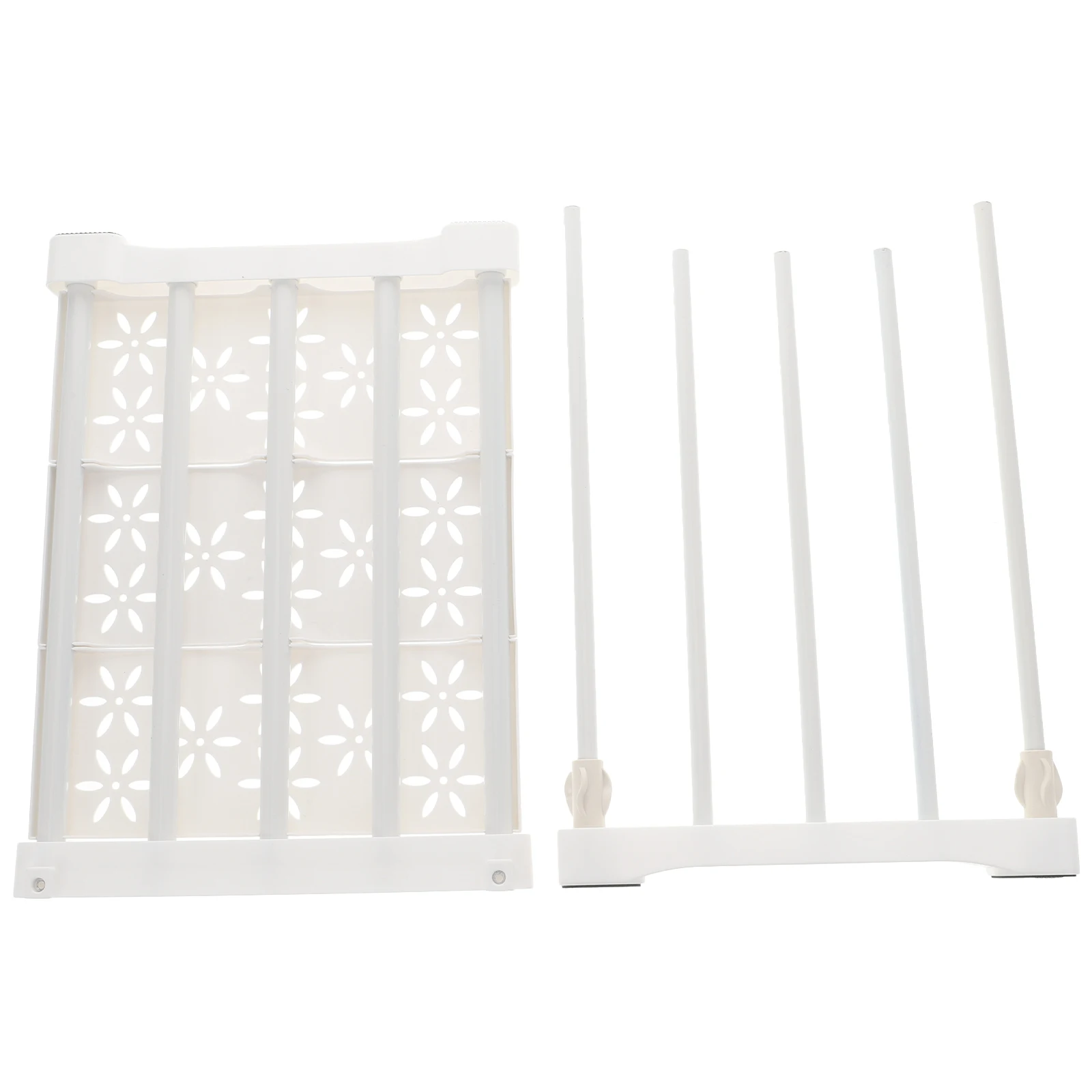 

Plastic Expandable 24cm 38-60 Adjustable Closet Storage Rack Wardrobe Organizer Tension Closet Wall Shelf Divider Shelf Divider