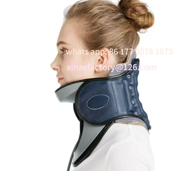 Customizable Medical Inflatable Cervical Collar Tractor Upper Back Neck Massager Pain Relief Household Neck Traction Device Home
