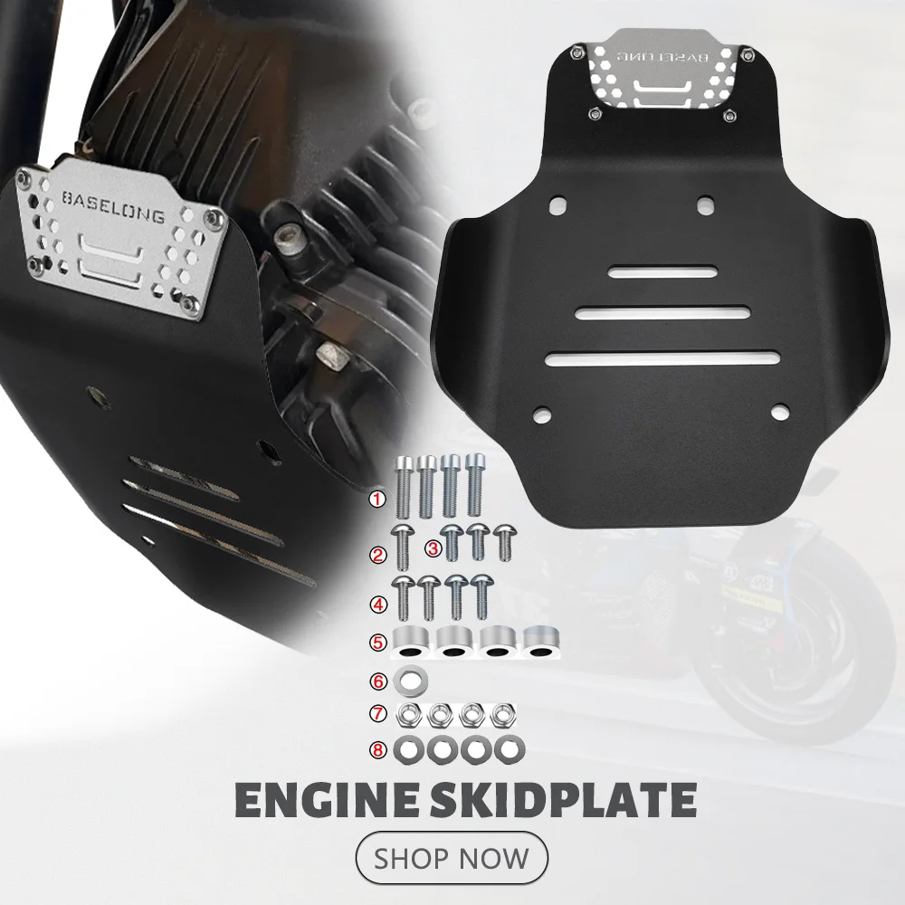 

2026 For Moto Guzzi V9 Roame r/ Bobber / V7 Stone / Special 2020-2024 2025 Motorbike Engine Bottom Cover Bumper Guard Skid Plate