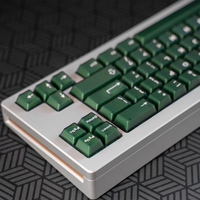 114 Keys/set Aifei Pyga emerald Keycaps ABS Double Shot Key Caps Cherry Profile Semi Translucent Keycap