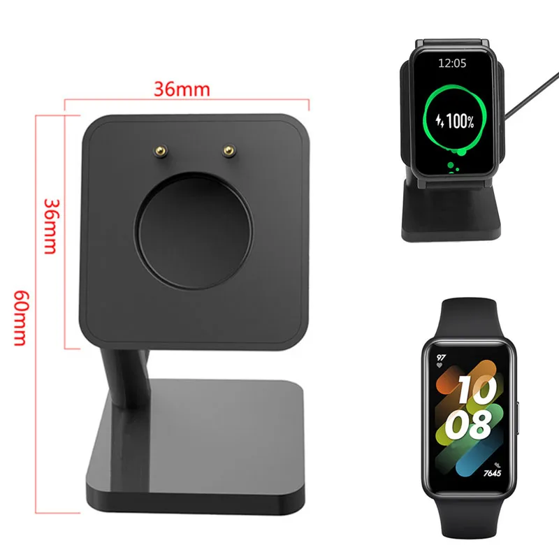 سطح المكتب حامل شاحن USB الطاقة تهمة كابل حوض حامل محطة لهواوي ساعة صالح جديد/صغير الذكية الفرقة 7/6 برو Band7 الشرف ES