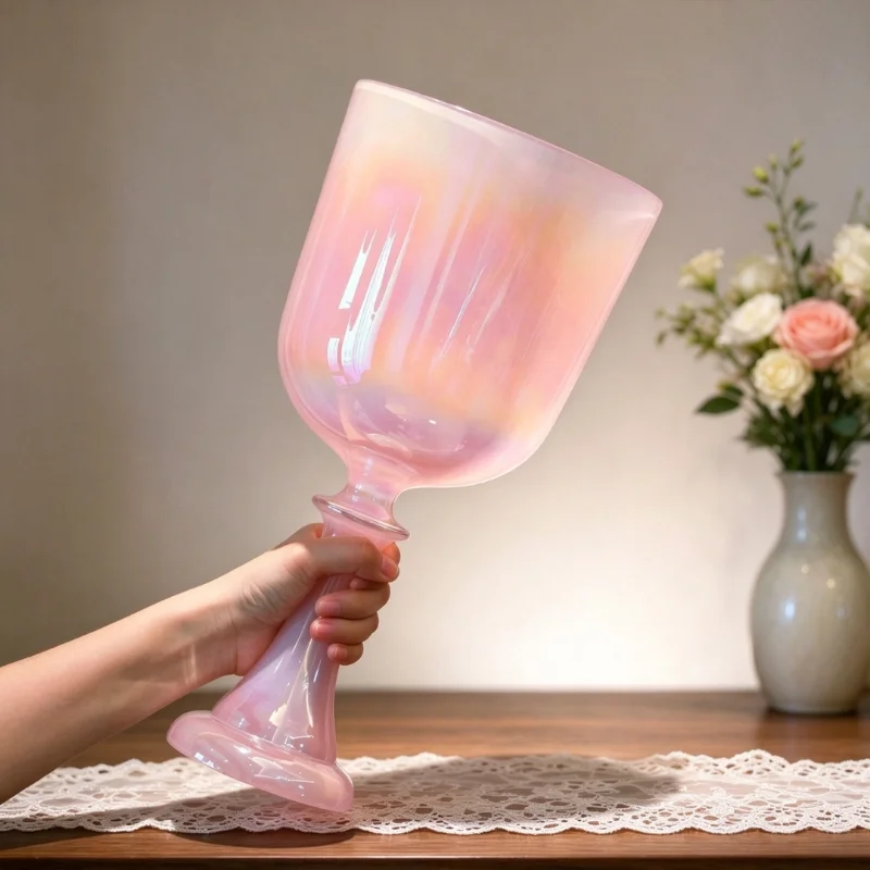 Pink Alchemy Crystal Holy Grail Manufacturer Customization Holy Chalice