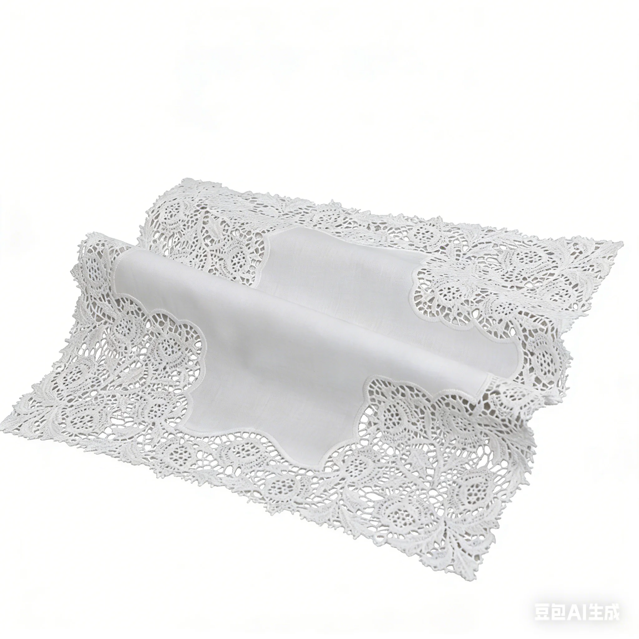 A007 Suitable Embroidery Printing White 100%Cotton 100Pieces Lace Handkerchiefs   Groom bride mother Gifts