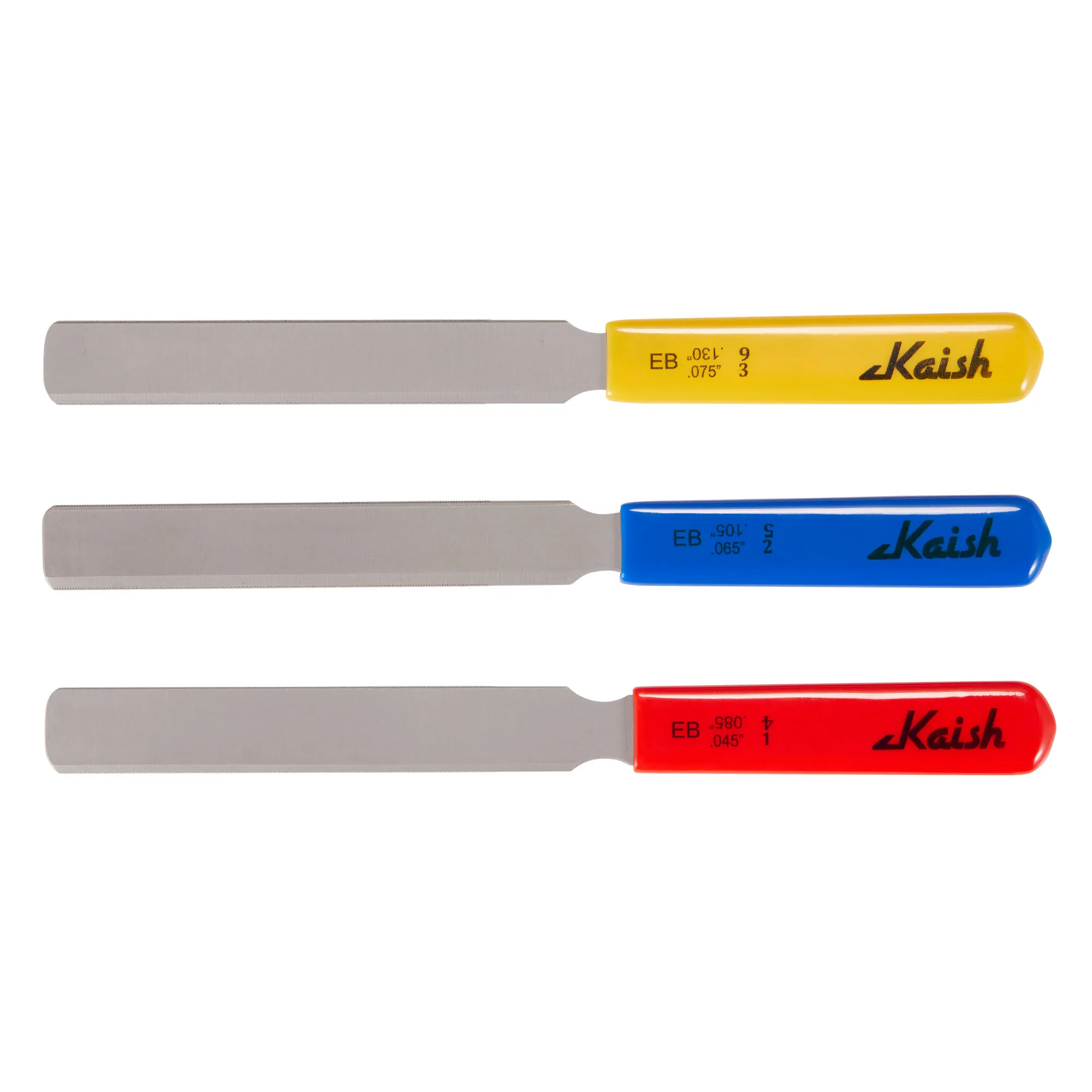 

KAISH Premium Double Edge Bass Guitar Nut Bass Slotting File Precision 45-130 Bass Nut String Slot Files