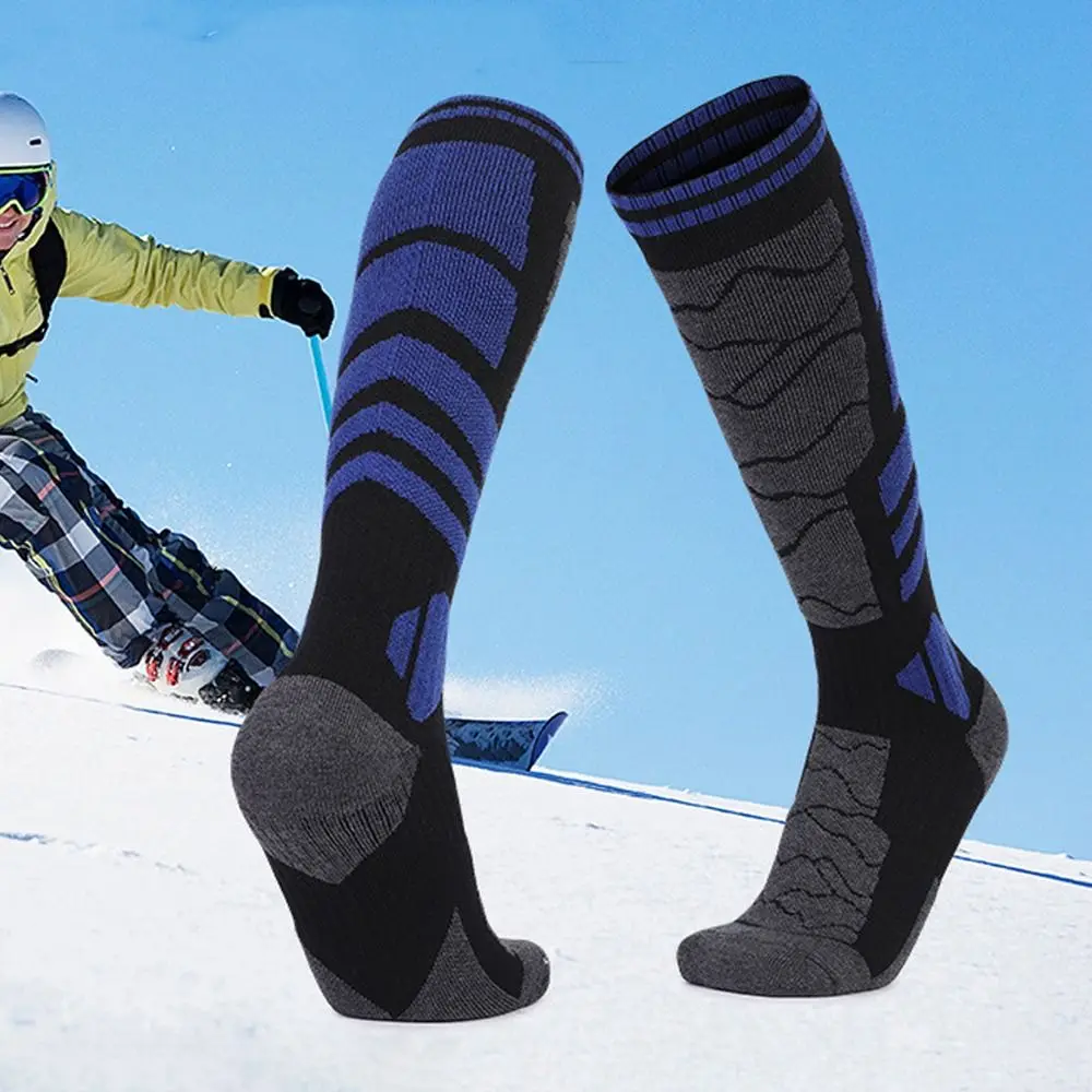 

Thickened Merino Wool Outdoor Sports Socks Breathable Warm Ski Socks Sweat Absorption Knee High Long Socks