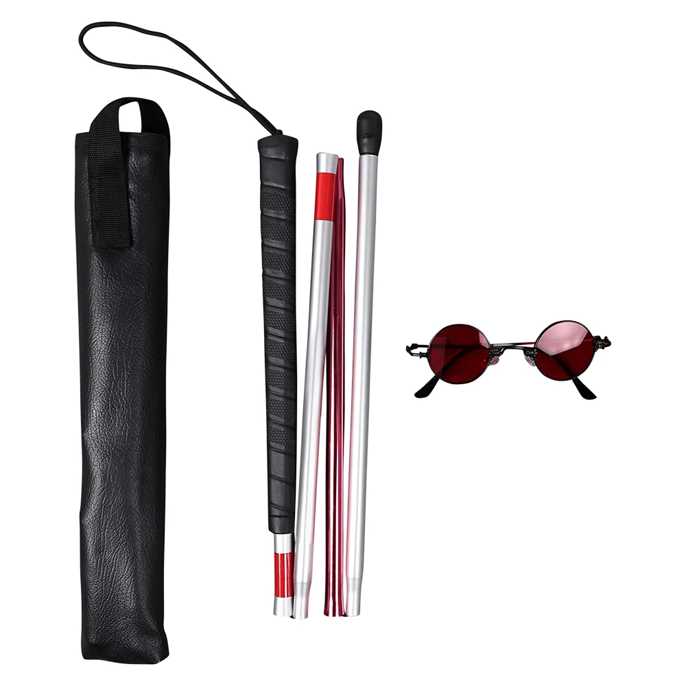 Kostüm Matt Murdock Cosplay Für Männer Faltbare Folding Cane Gläser 2025 TV Dare Cosplay Teufel Zubehör Mann Requisiten