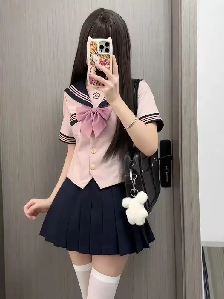 japanese-school-uniform-original-jk-school-uniform-college-style-basic-three-chinese-suit-jk-navy-pleated-skirt-suit-girls