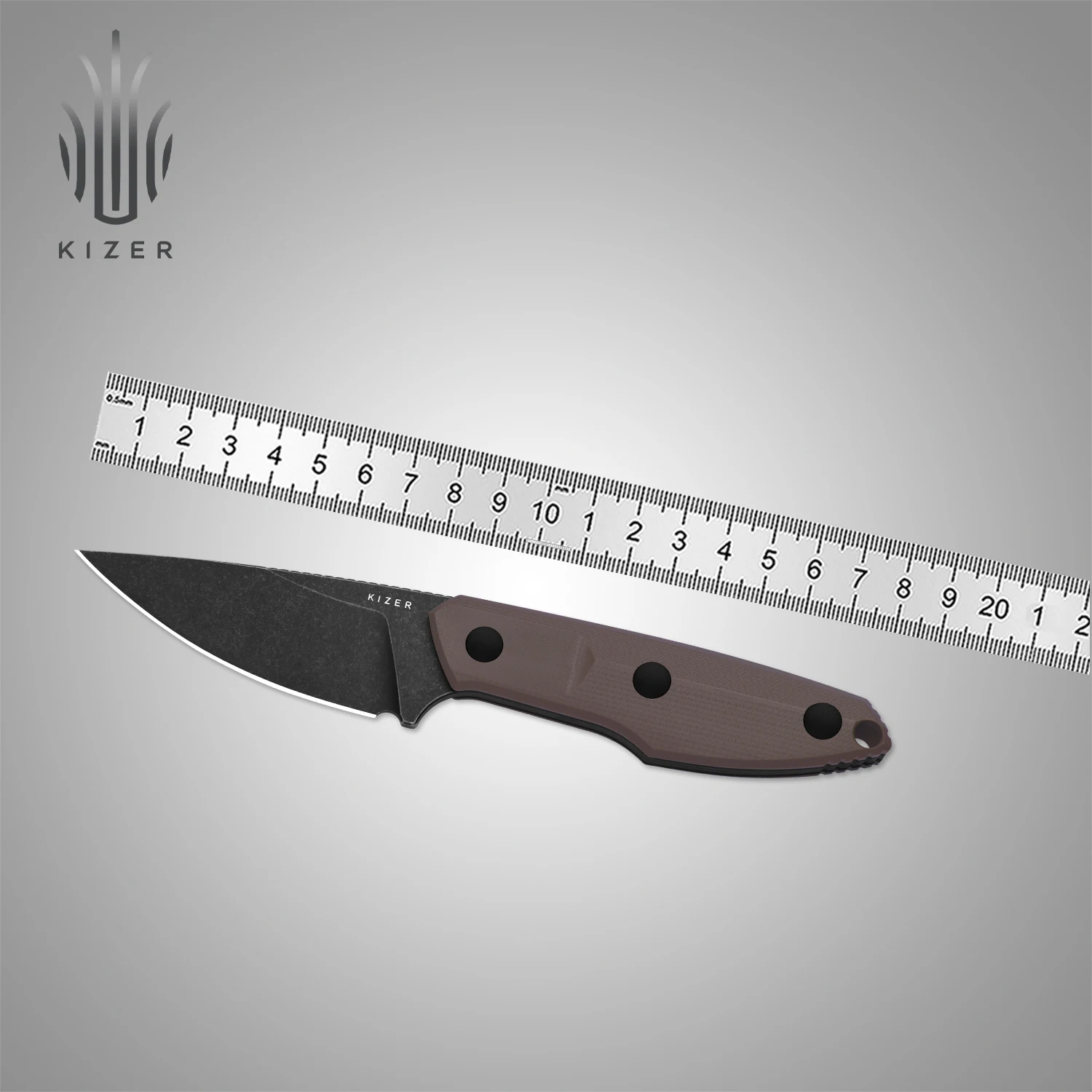 

Kizer EDC Fixed Blade Knife 1087A1/A2 Splinter AEB-L Steel Blade G10 Handle Pocket Outdoor Knives
