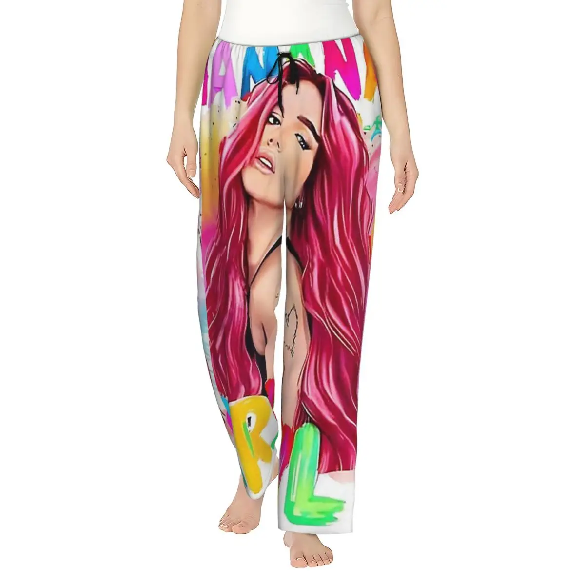 

Женские пижамные штаны Karol G Manana Sera Bonito на заказ, одежда для сна с карманами