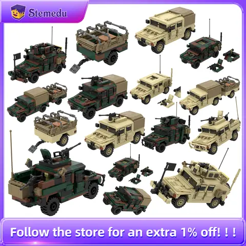 Militär Serie Gepanzerte Auto Bausteine Sets Montage Ziegel Armee Kampf Fahrzeuge Modell Display Spielzeug Geschenk für Kinder mit Puppen