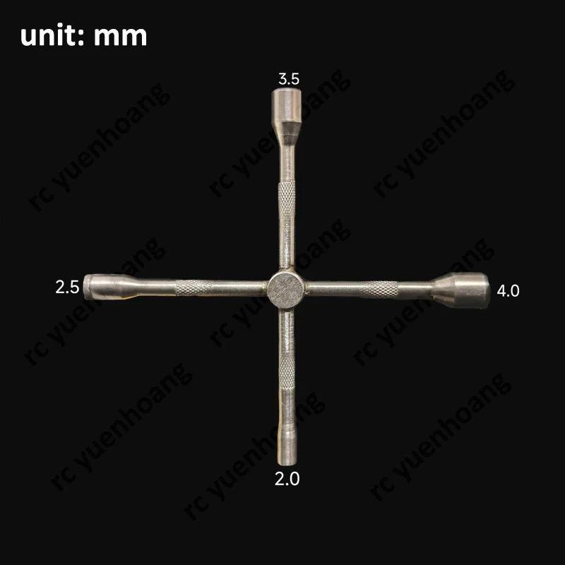 1PCS Mini Presa a croce in acciaio inossidabile Dia 2/2.5/3.5/4mm Simulazione Strumenti di manutenzione Parti di modifica per modello di veicoli RC