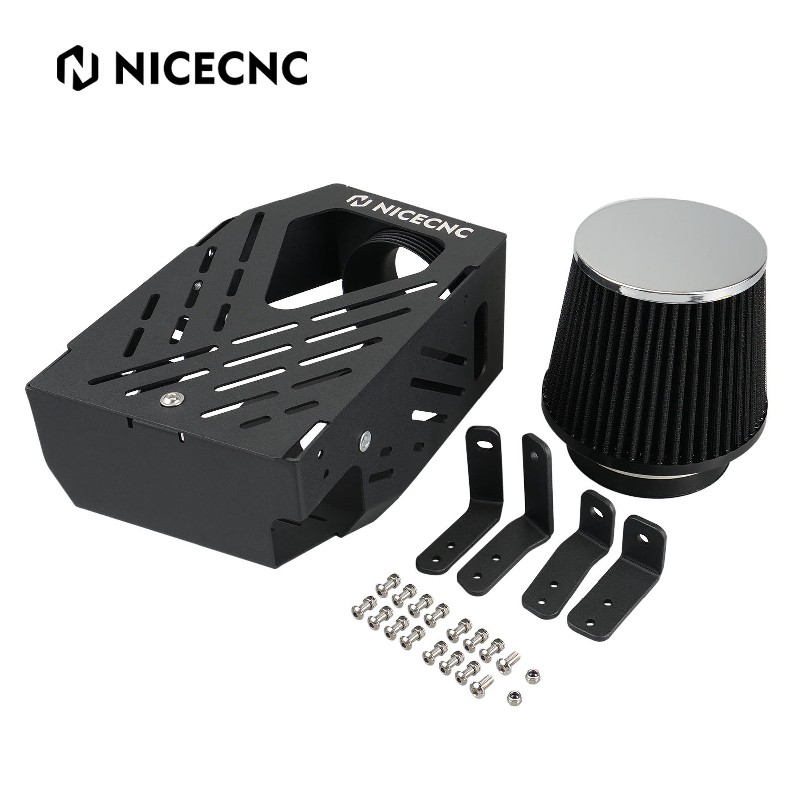 

NICECNC ATV Intake System Filter Kit for Yamaha Raptor 700 2006-2024 Raptor 700R 2009-2024 Air Box 1S3-14411-00-00