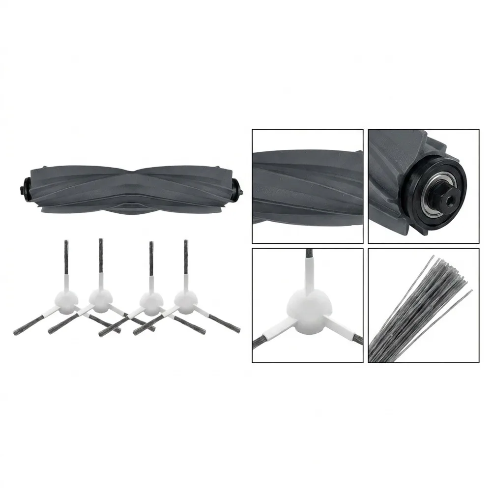 For Dreame and For Xiaomi Robot Vacuum Brush Kit: Main Brush + 4 Side Brushes for s Ultra Ultra for s Pro X20+ X10+