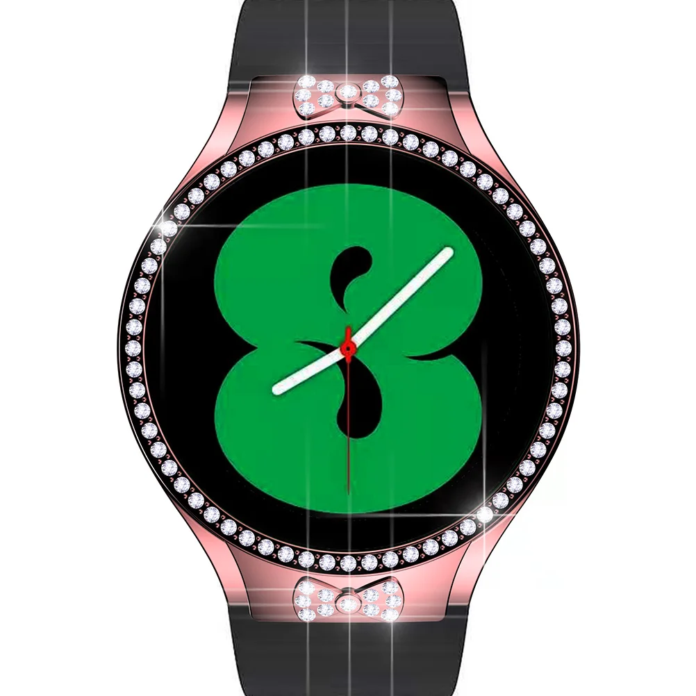 

1Pc Diamond Electroplating Glitter Watch Cover Smartwatch Case Crystal Decor Hollow PC Protector Watch Supplies