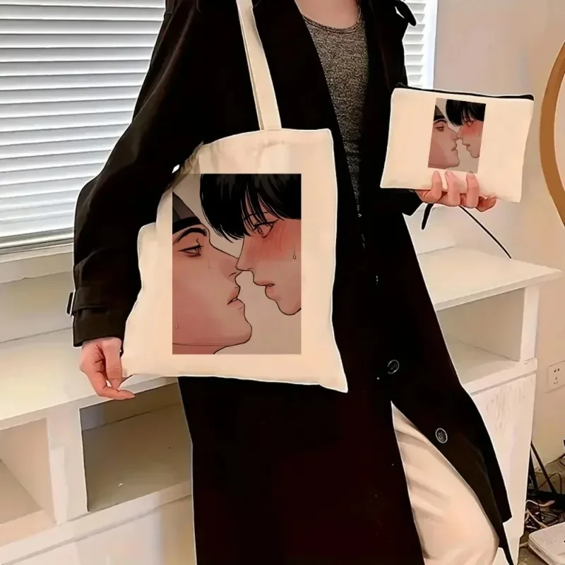 

Fashion 2 Pcs The Night Painter Ladies Handbag Cosmetic Organizer Shoulder Bag Eco-friendly Reusable Shopping Bag Coin Purse