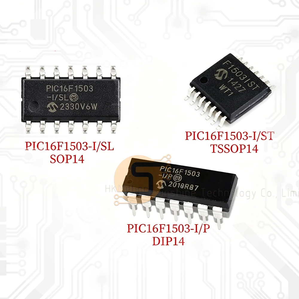 10 piezas PIC16F1503-I/SL PIC16F1503-I/ST PIC16F1503-I/P