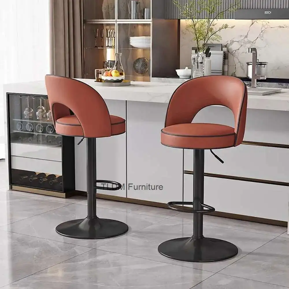 

Nordic Trendy Chairs Bar Simple Quality Design Personalized Party Chairs Ergonomic Luxury Taburetes De Bar Salon Furniture