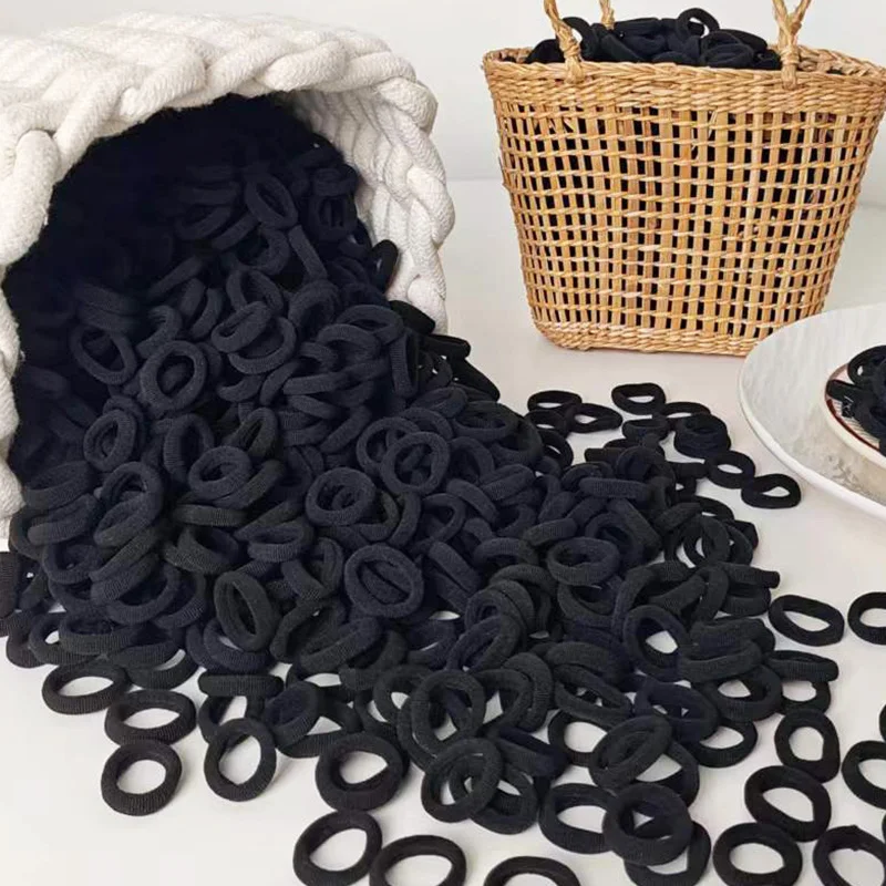 50Pcs Colorful Hair Ties That Don'T Damage Hair, Cute Elastic Hair Bands, High Elasticity Seamless Hair Ropes, Mixed Color Set, Bohemian Style Hair Ties